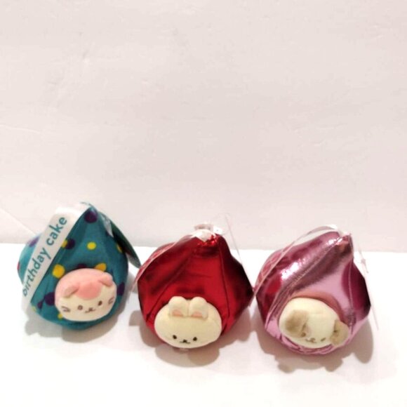 Lot 3 Anirollz Kittiroll Kitten & Bunny & Dog Hershey Kisses 4" Plush - Picture 9 of 11